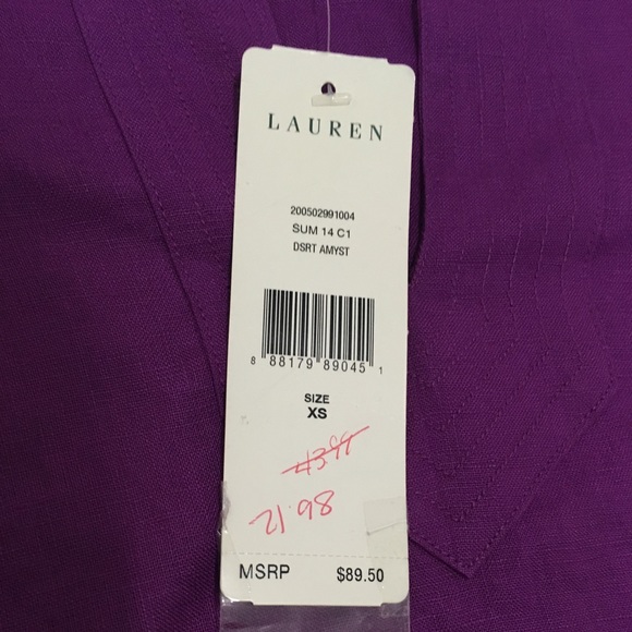Lauren Ralph Lauren women’s blouse. XS - Picture 3 of 4